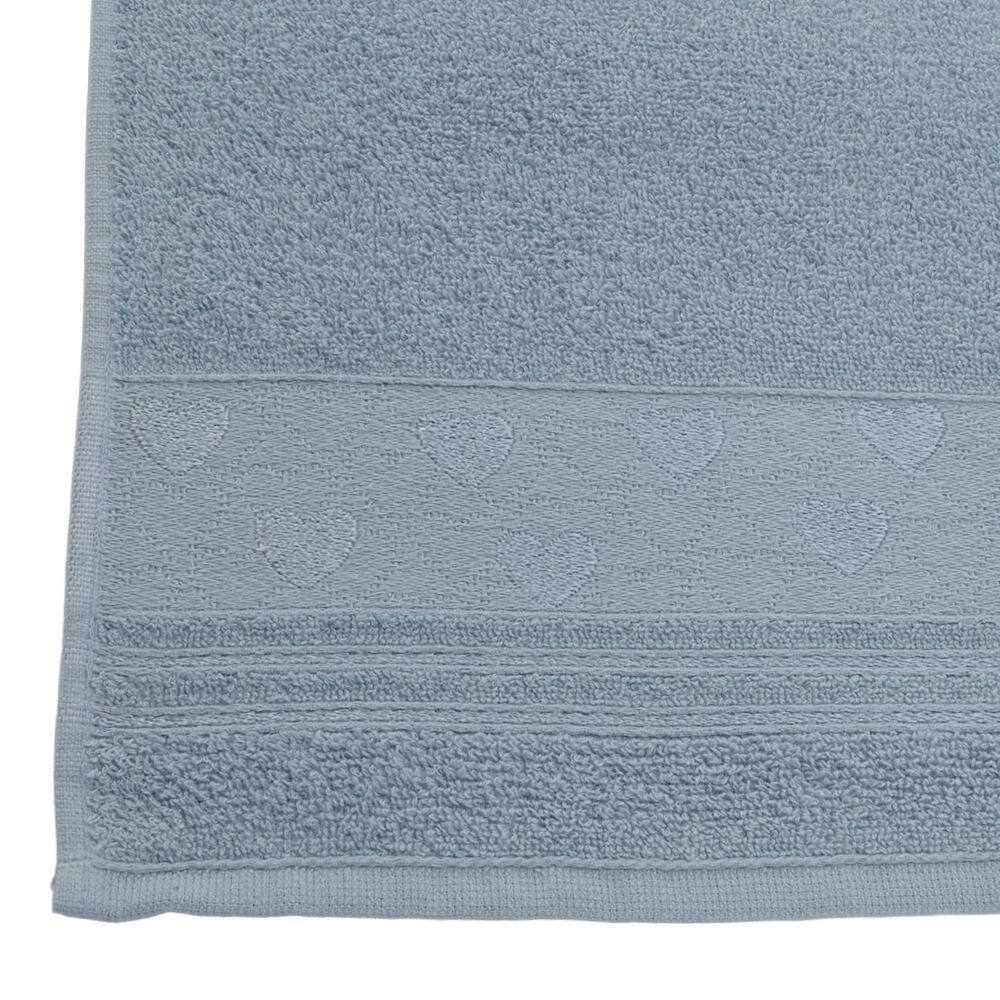 Toalha de Rosto 50X70 Eva Havan Casa - Azul Água