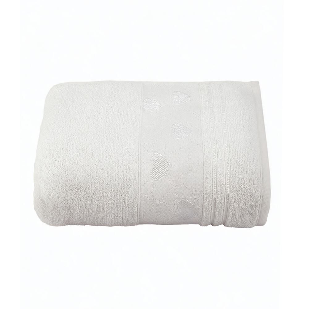 Toalha de Rosto 50X70 Eva Havan Casa - Off White