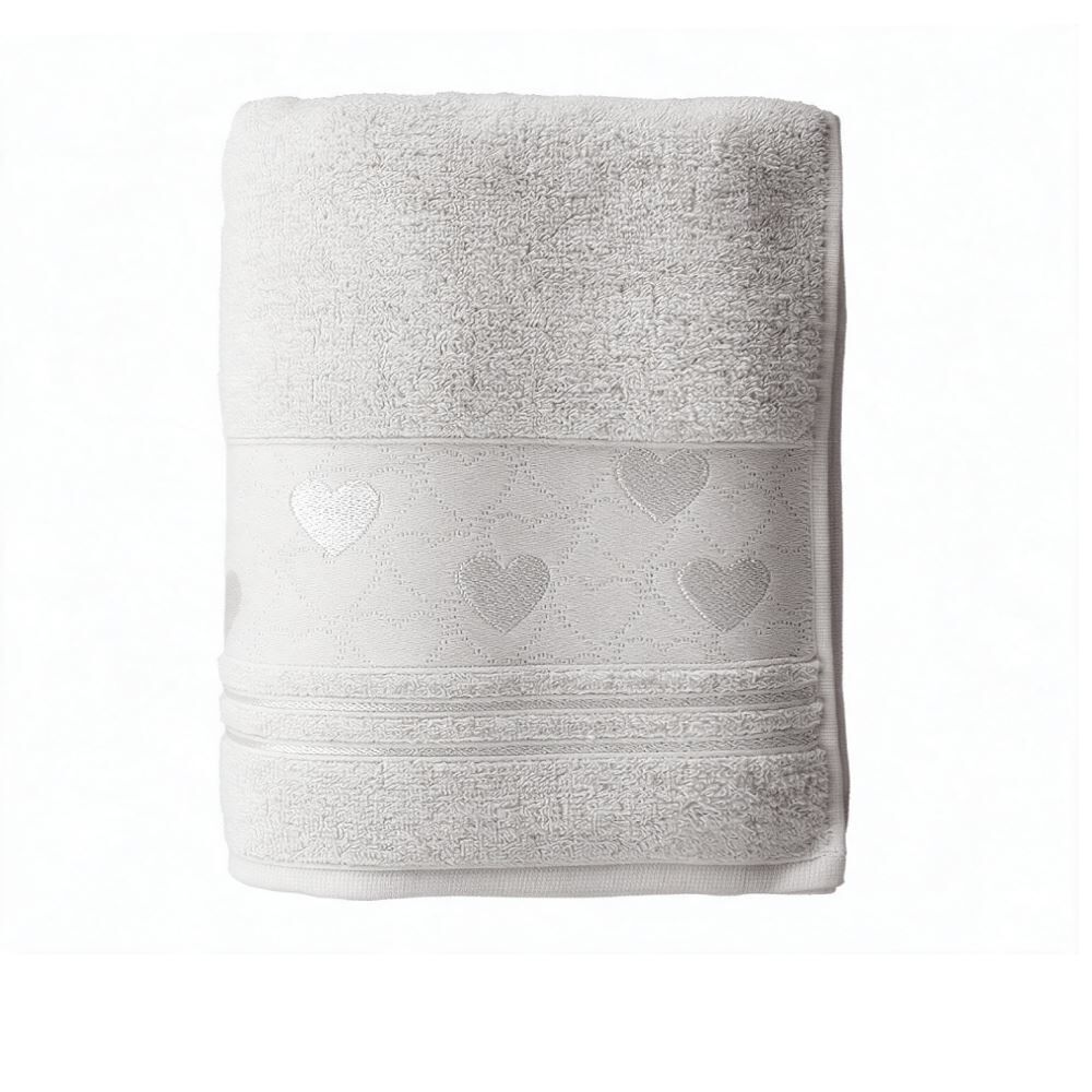 Toalha de Rosto 50X70 Eva Havan Casa - Off White