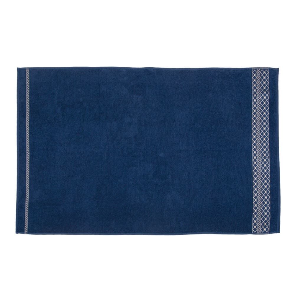 Toalha de Rosto 100% Algodão Lisboa Havan Casa - Azul Marinho