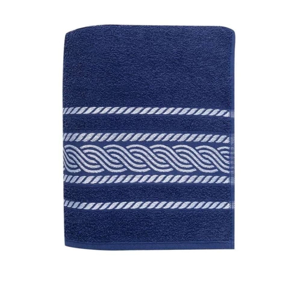 Toalha de Rosto 100% Algodão Napole Havan Casa - Azul Marinho