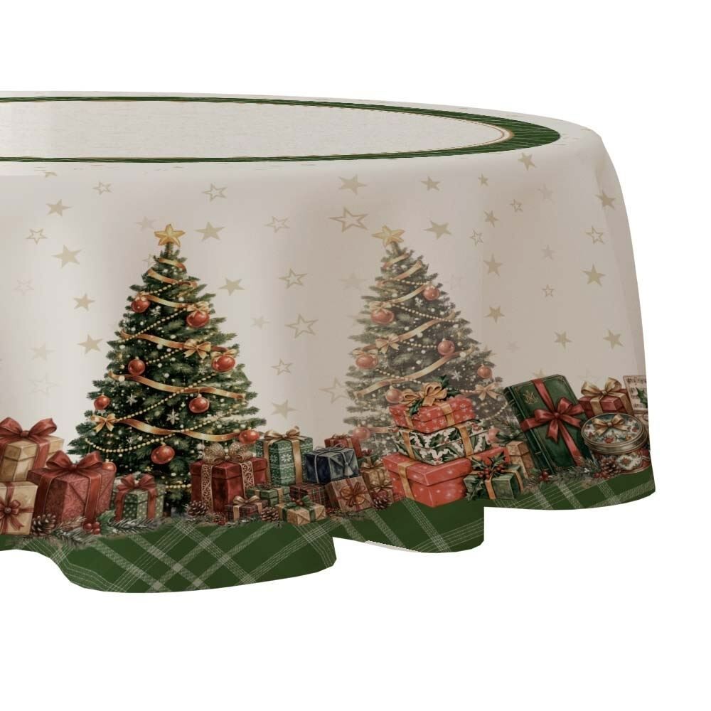 Toalha de Mesa Redonda Natal Encantado 1,50M Havan Casa - Pinheiro