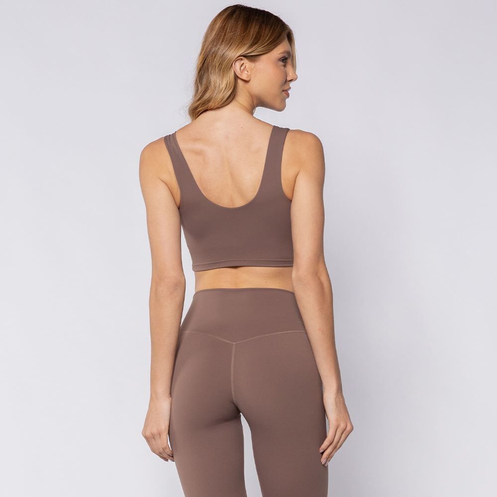 Top Feminino Fitness Com Forro Scream