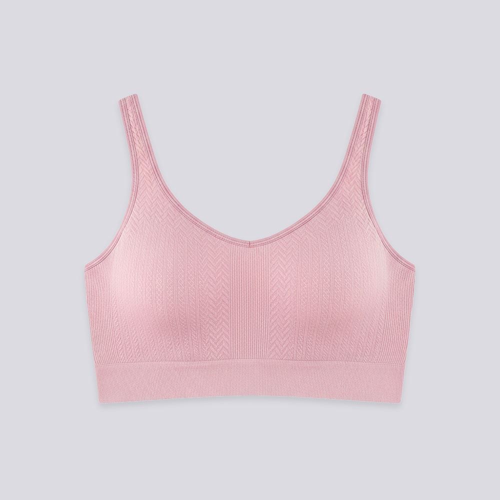Top Sem Costura Feminino Jacquard