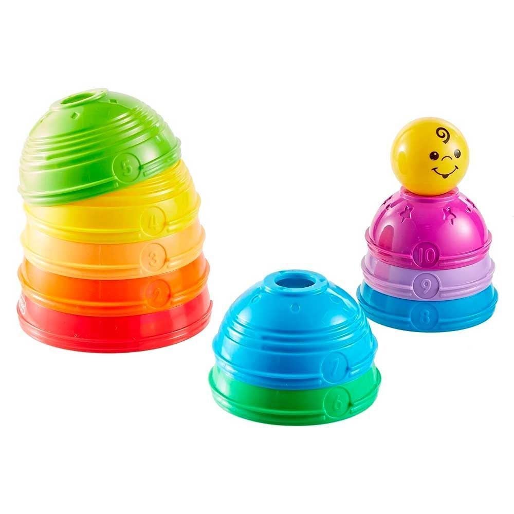 Torre Com 10 Potinhos Coloridos Fisher-Price - W4472