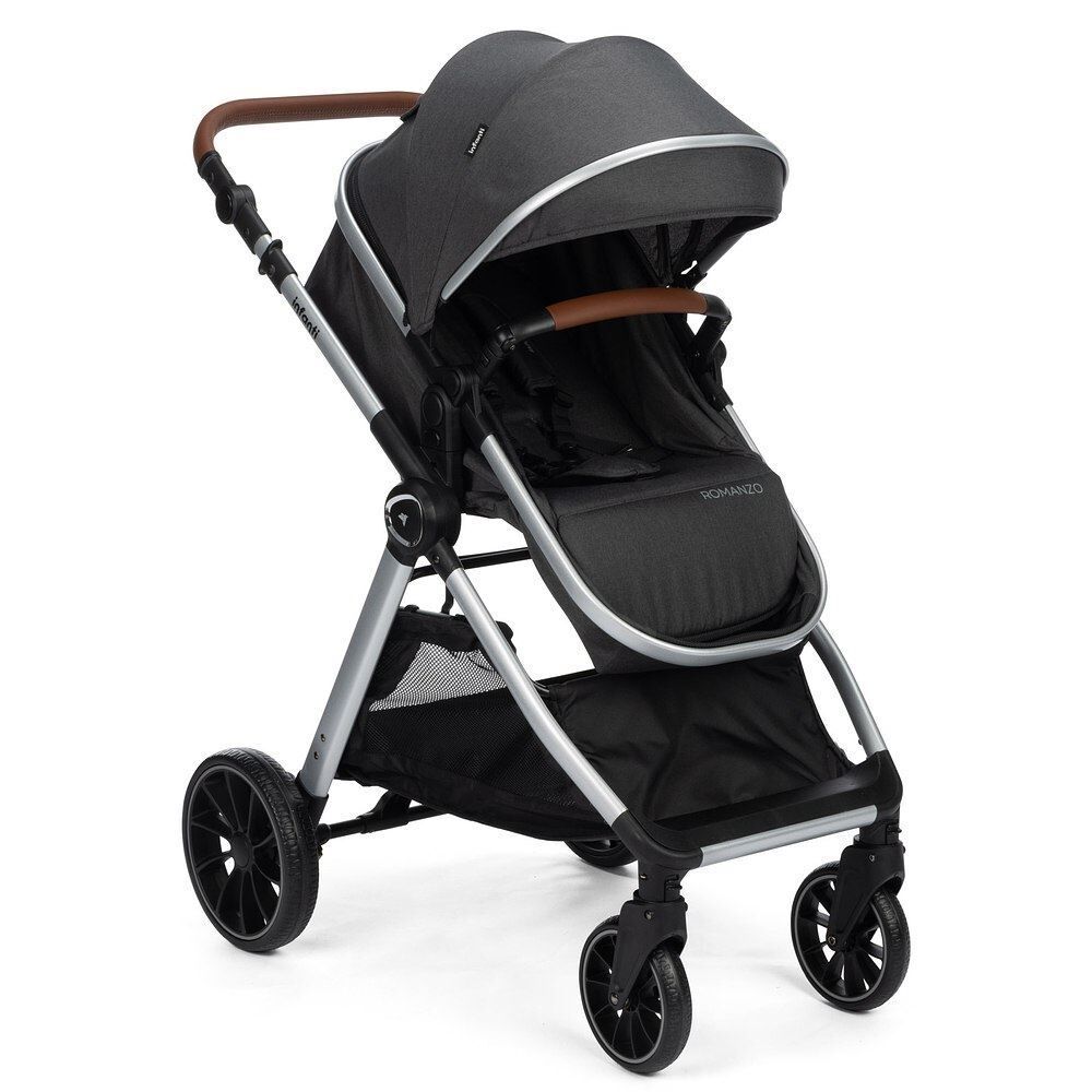 Combo Travel System Romanzo Duo Infanti - Preto Granizo