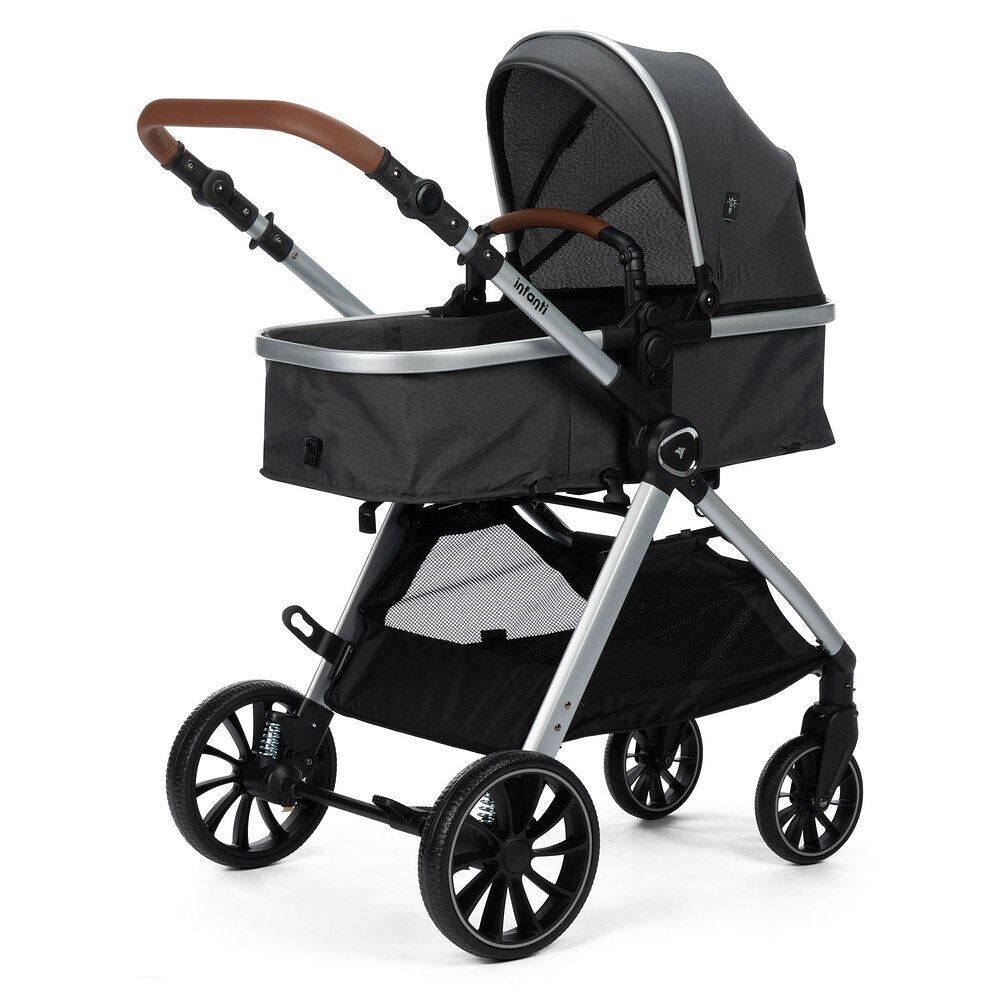 Combo Travel System Romanzo Duo Infanti - Preto Granizo