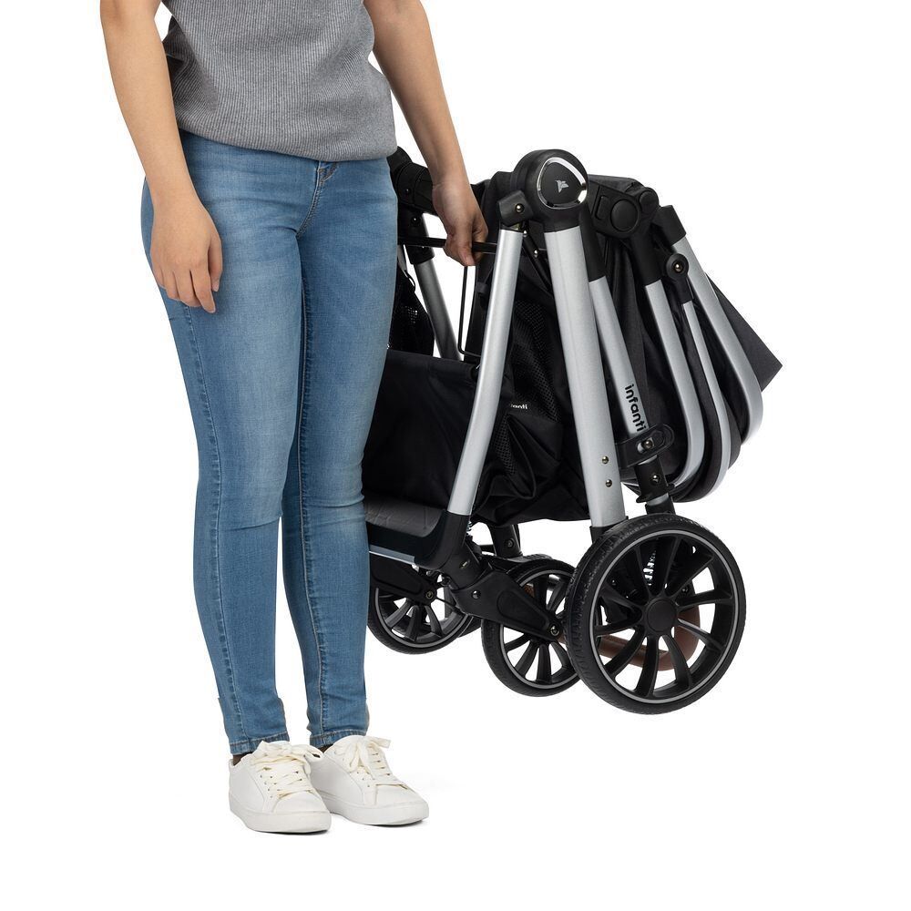 Combo Travel System Romanzo Duo Infanti - Preto Granizo