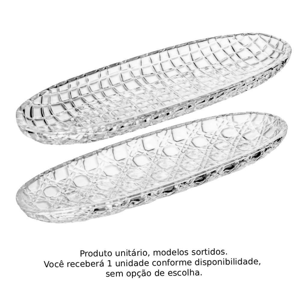 Travessa de Cristal Quadrix 30Cm Lyor - Sortido