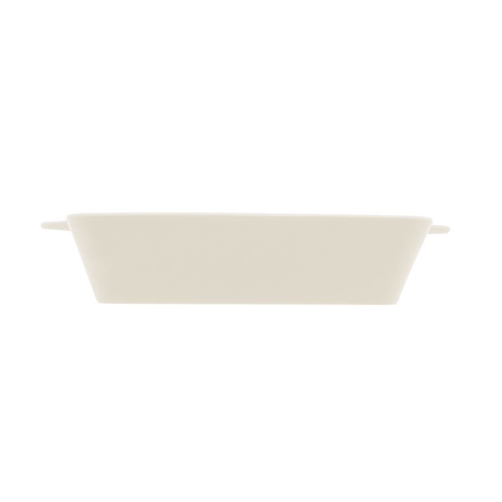 Travessa De Porcelana Com Alça 800Ml Lyor - BASIC BRANCO