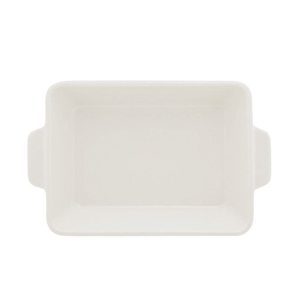 Travessa De Porcelana Com Alça Basic 1,2L - BASIC BRANCO