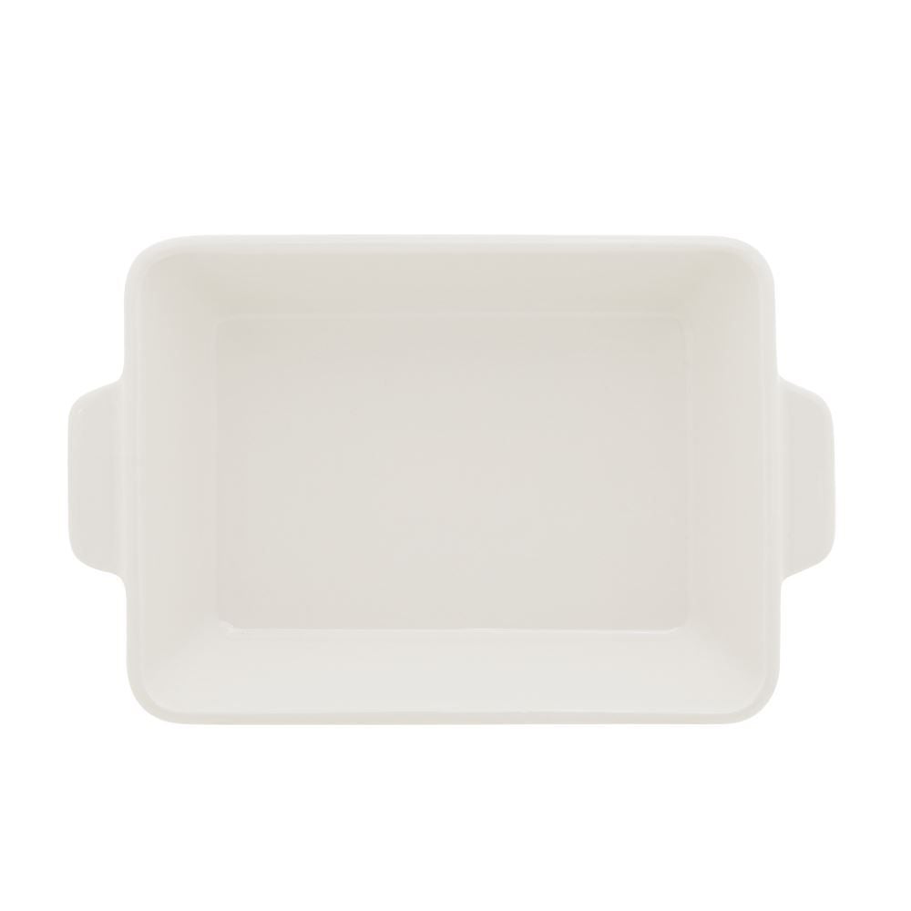 Travessa De Porcelana Com Alça Basic 2,140L Lyor - BASIC BRANCO