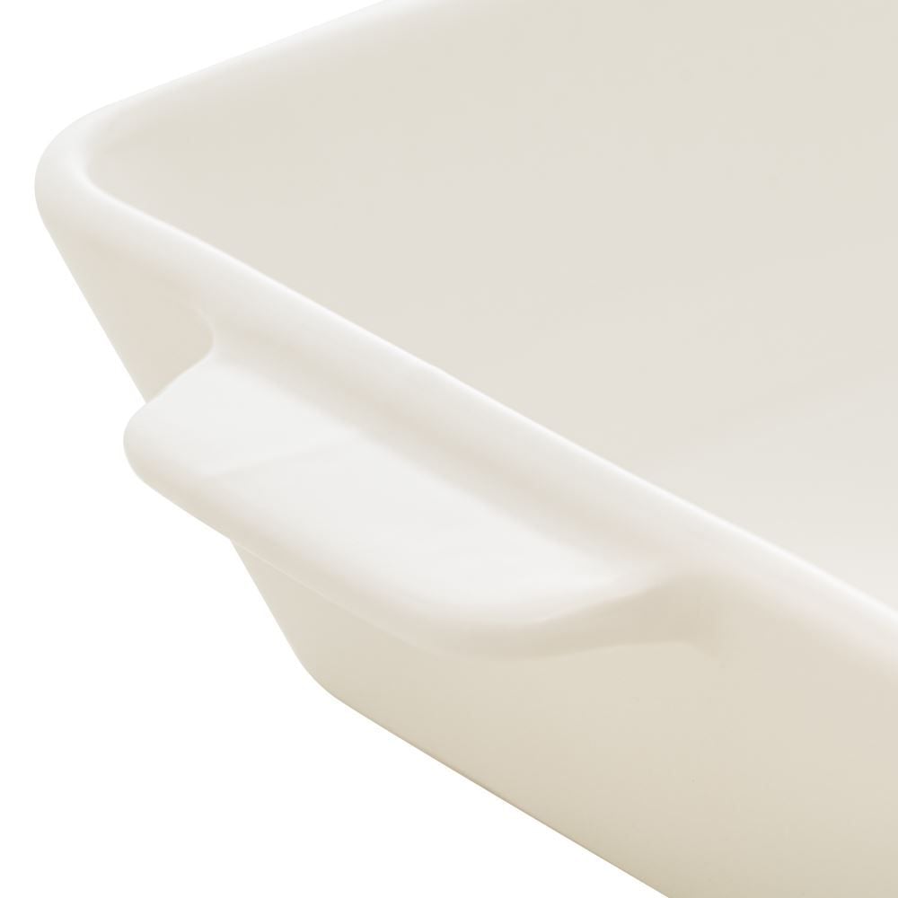 Travessa De Porcelana Com Alça Basic 2,140L Lyor - BASIC BRANCO