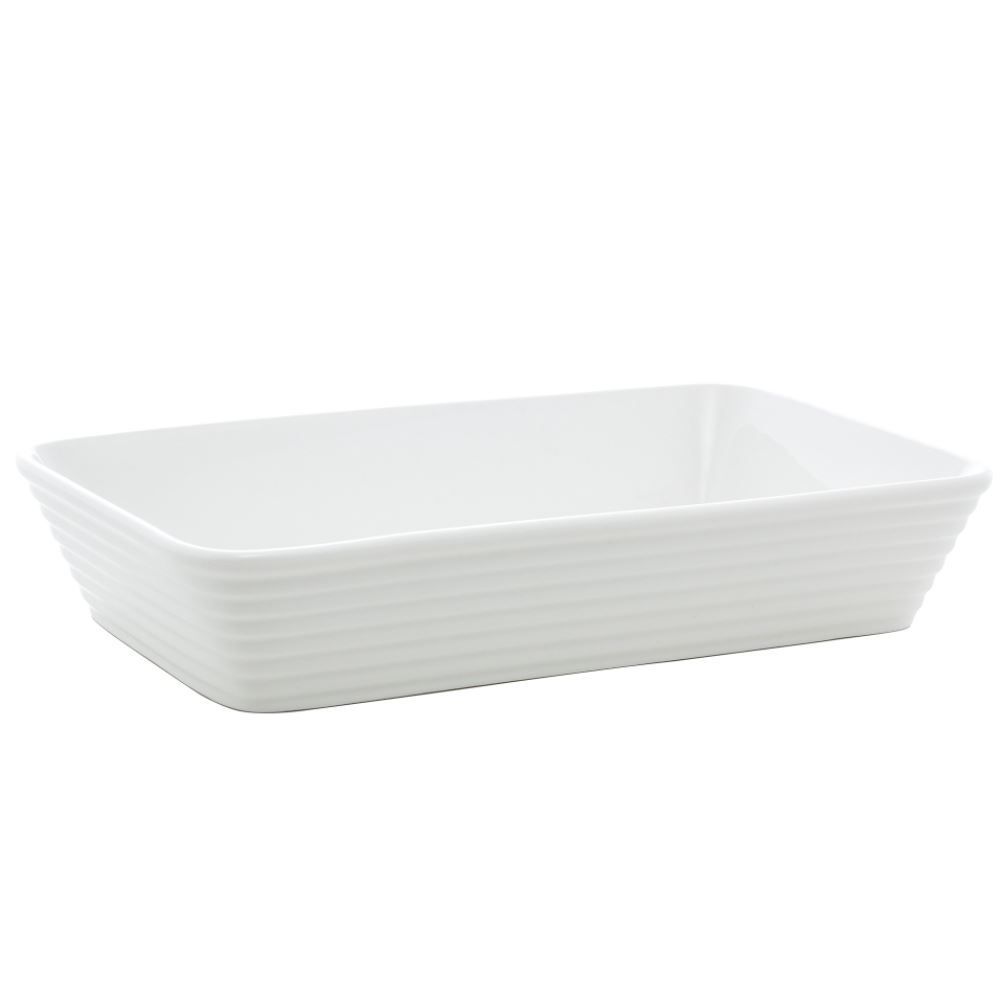 Travessa de Porcelana Línea Lyor 1,350 Litros - Branco