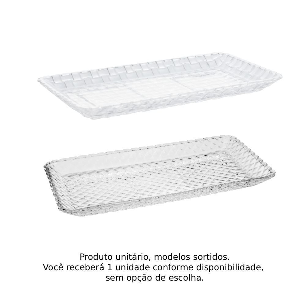 Travessa de Vidro Lyor 25Cm - Sortido