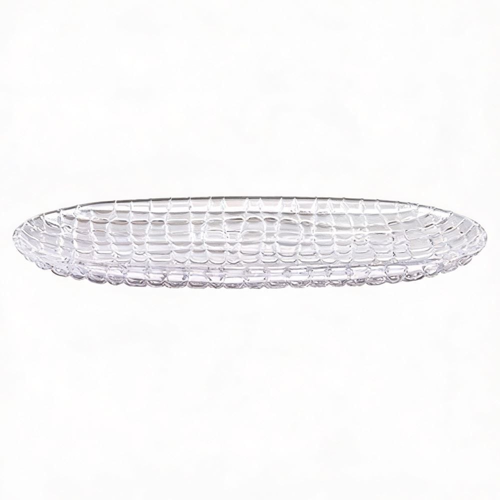 Travessa Oval de Cristal 30Cm Hauskraft - Transparente