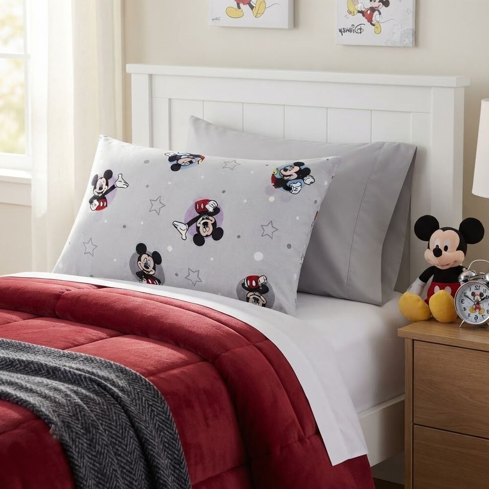 Travesseiro Infantil 100% Poliéster Disney Hedrons - Mickey Rotativo
