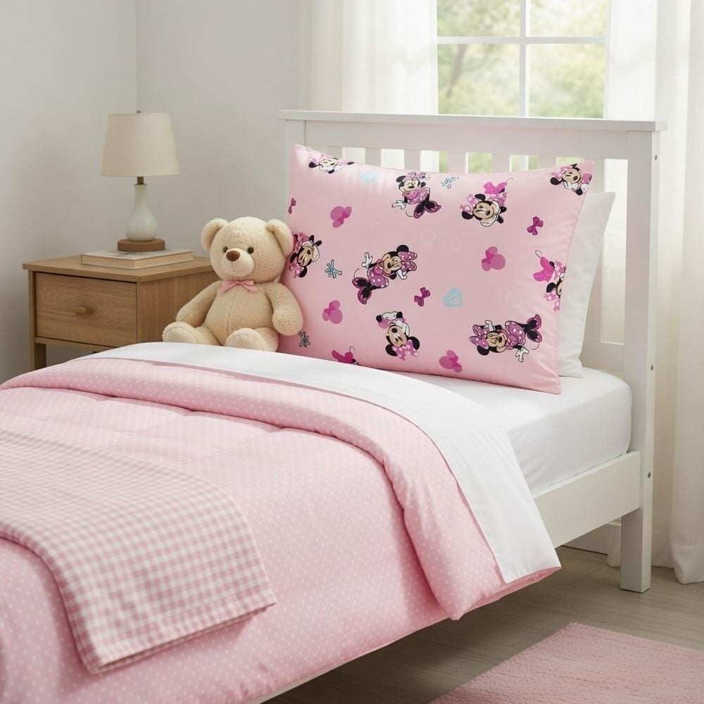 Travesseiro Infantil 100% Poliéster Disney Hedrons - Minnie Fresh Rotativo