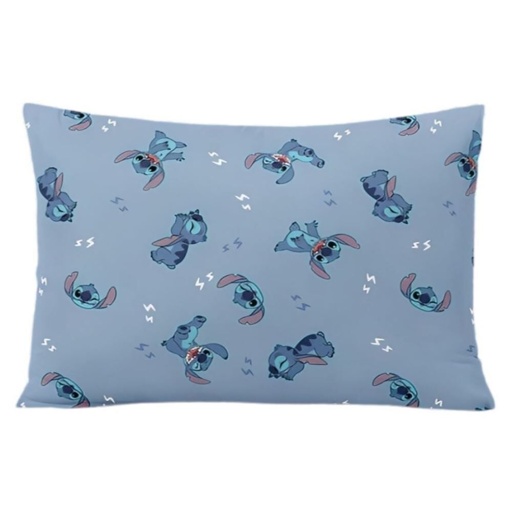 Travesseiro Infantil 100% Poliéster Disney Hedrons - Stitch Nope Rotativo