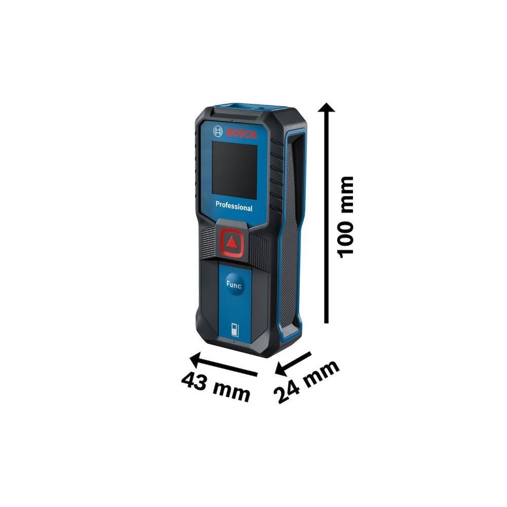 Trena Laser Glm 30-23 Com Alcance De 30 Metros Bosch - 0601072XG0