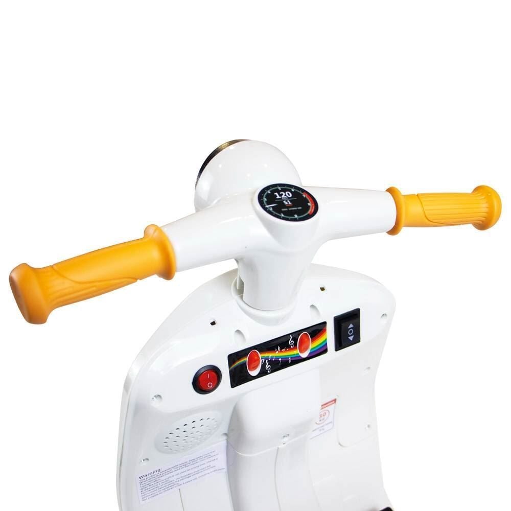Triciclo Elétrico Avespa 6V com Som e Luz Branca
