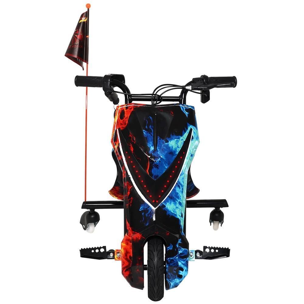 Triciclo Elétrico Drift 250W com 3 Velocidades - Fogo