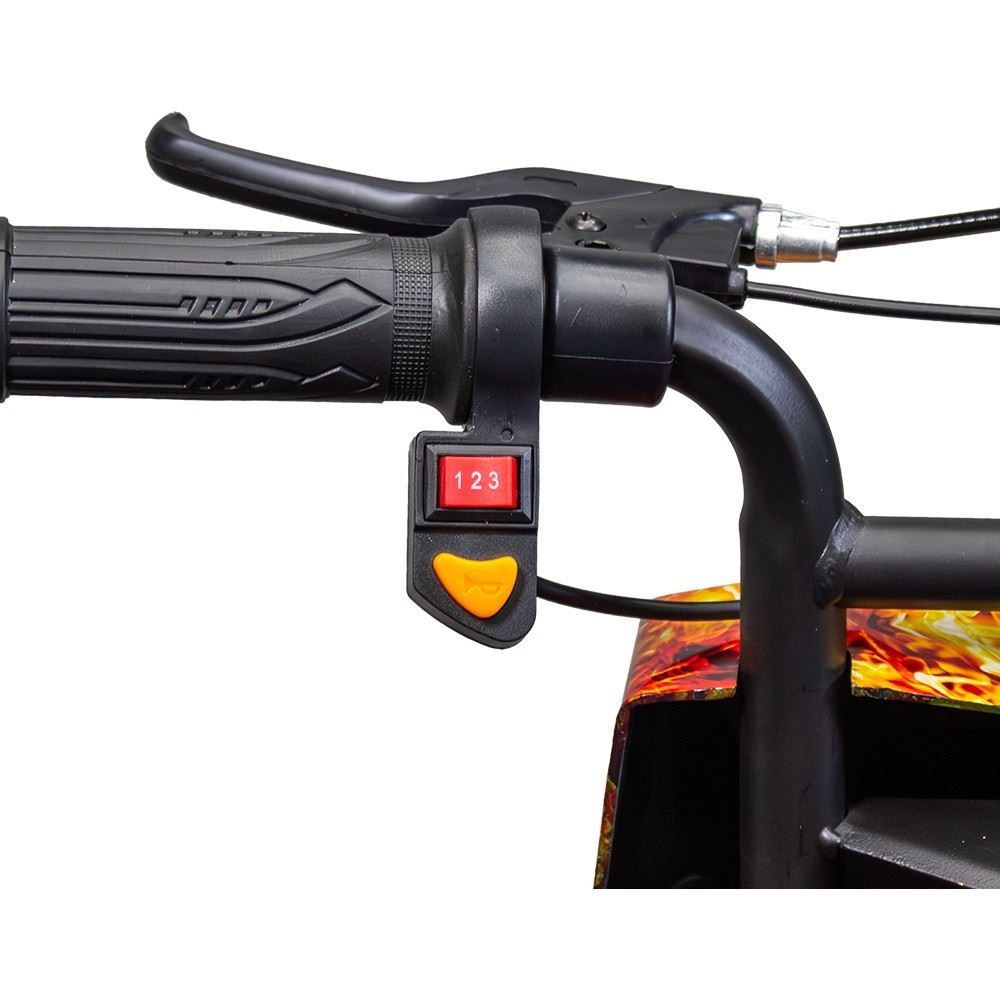 Triciclo Elétrico Drift 3 Velocidades 350W Bateria 36V Lítio - Fogo