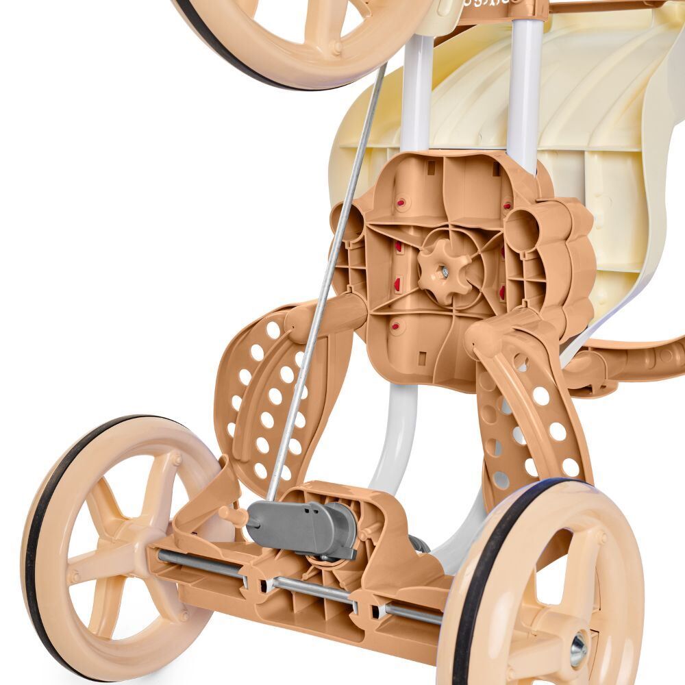 Triciclo Passeio e Pedal Ciclito Classic com Capota Calesita - Bege