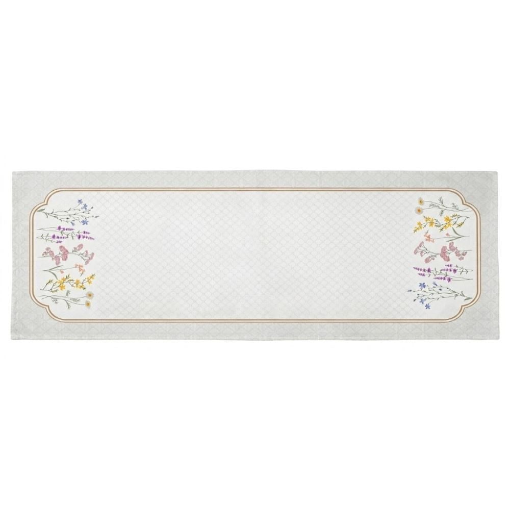Trilho de Mesa 45 X 1,20 m Clean Renova Döhler - Floral Boho