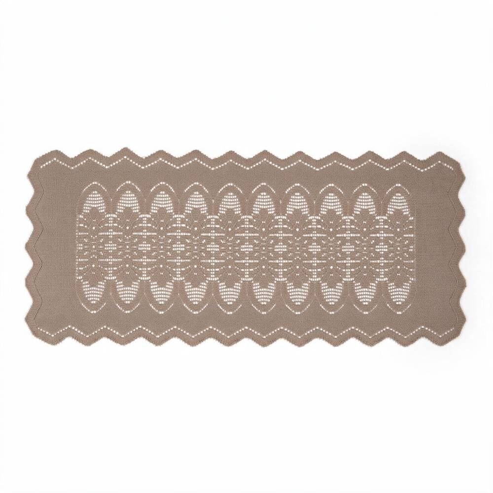 Trilho de Mesa 50Cm X 1,25M Arabesco Havan Casa - Taupe
