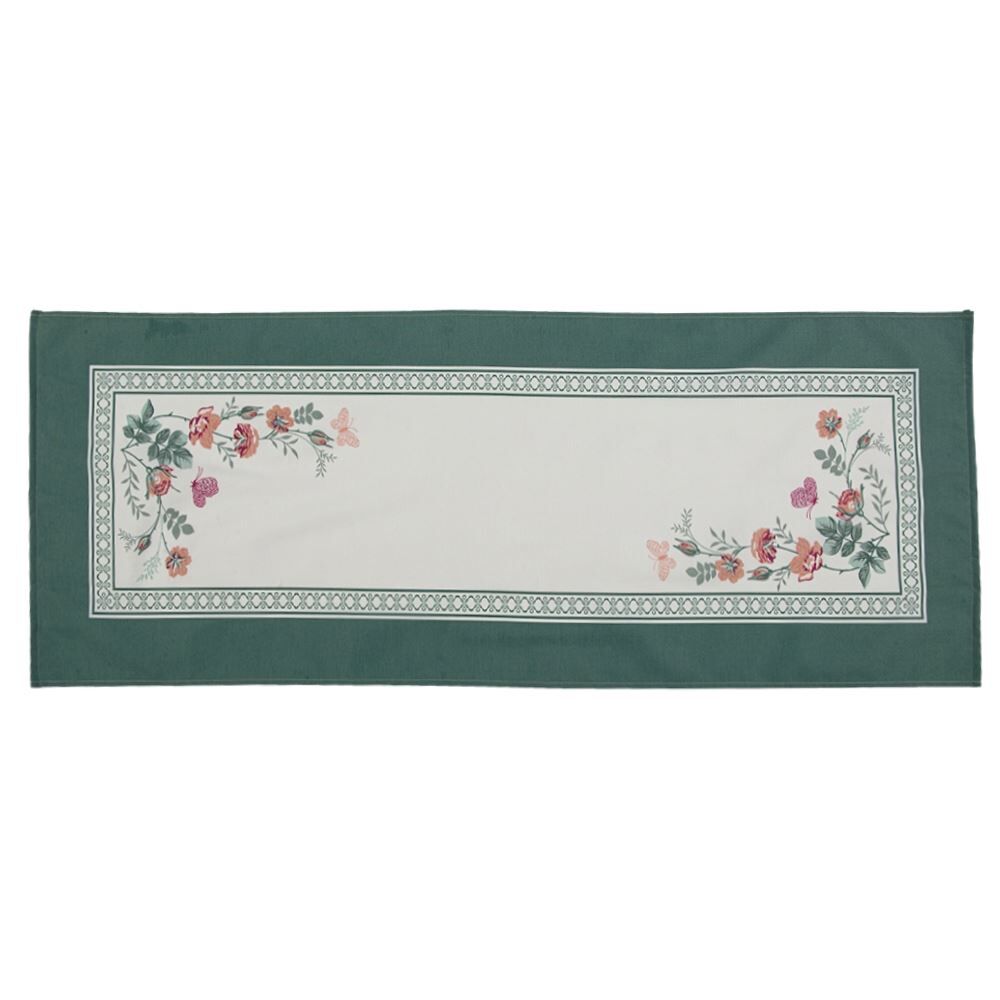 Trilho de Mesa Athenas 45Cm X 1,20M Dohler - Borboletas Floral