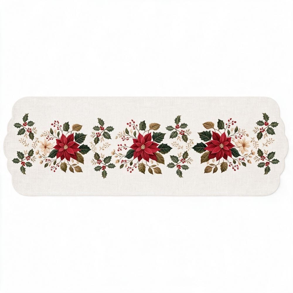 Trilho de Mesa Allegra 40X1,20M Havan Casa - Flor de Natal