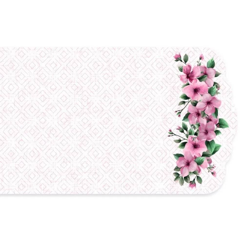 Trilho de Mesa Viena 40X120 cm Havan Casa - Floral Rosa