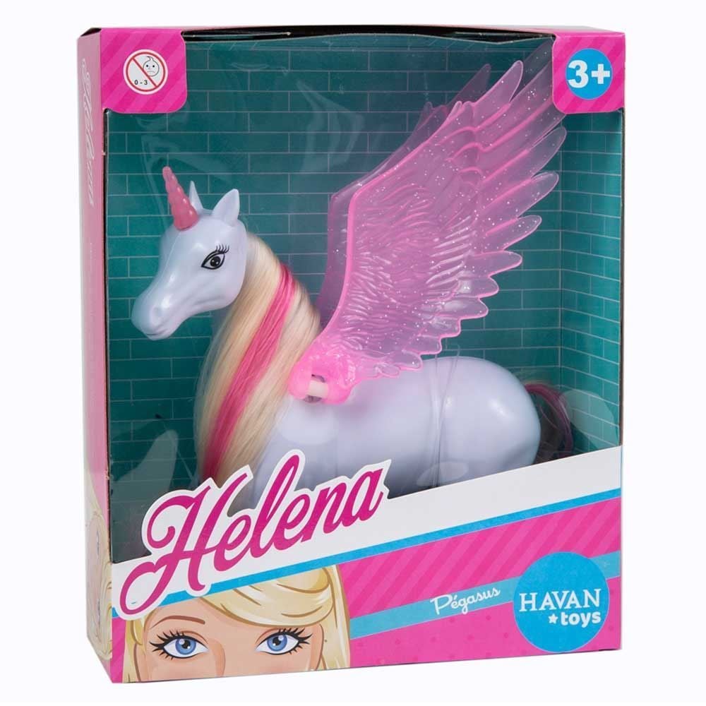 Unicórnio Pégasus Helena Rosa - HBR0285