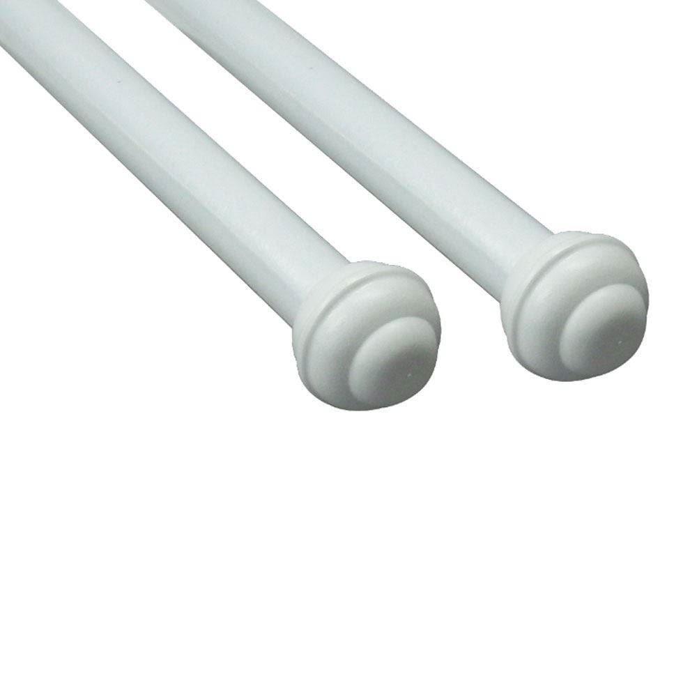 Varão Para Cortina Médio Duplo 2,50M Fosco Havan - Branco Fosco