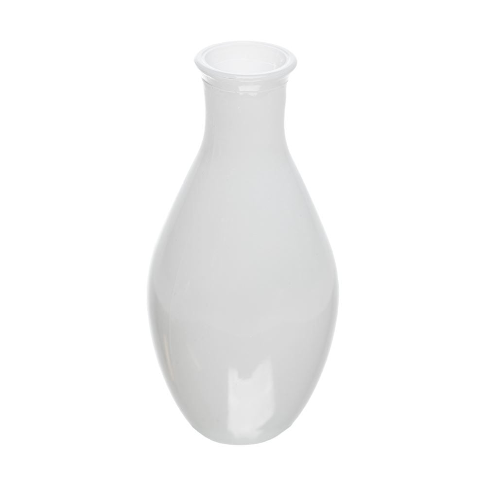 Vaso de Vidro Dália 14,5Cm Lyor - BRANCO