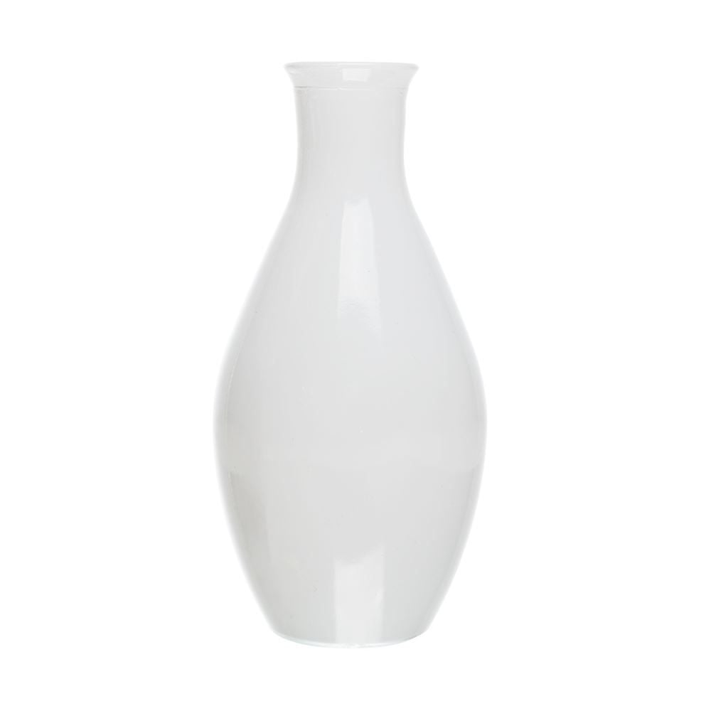Vaso de Vidro Dália 14,5Cm Lyor - BRANCO