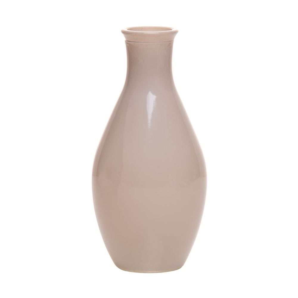 Vaso de Vidro Dália 14,5Cm Lyor - CINZA