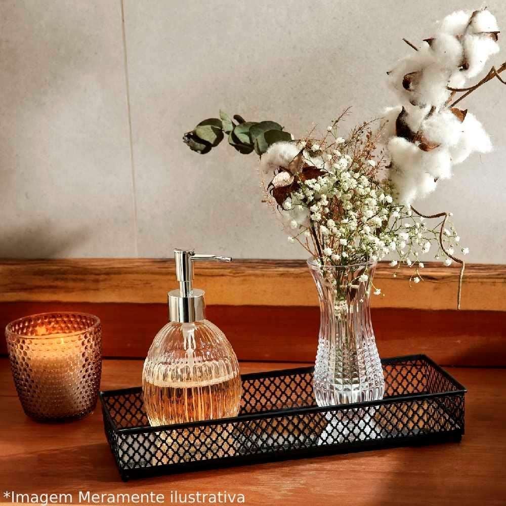 Vaso De Cristal Wolff Queen 6 X 15Cm - Transparente