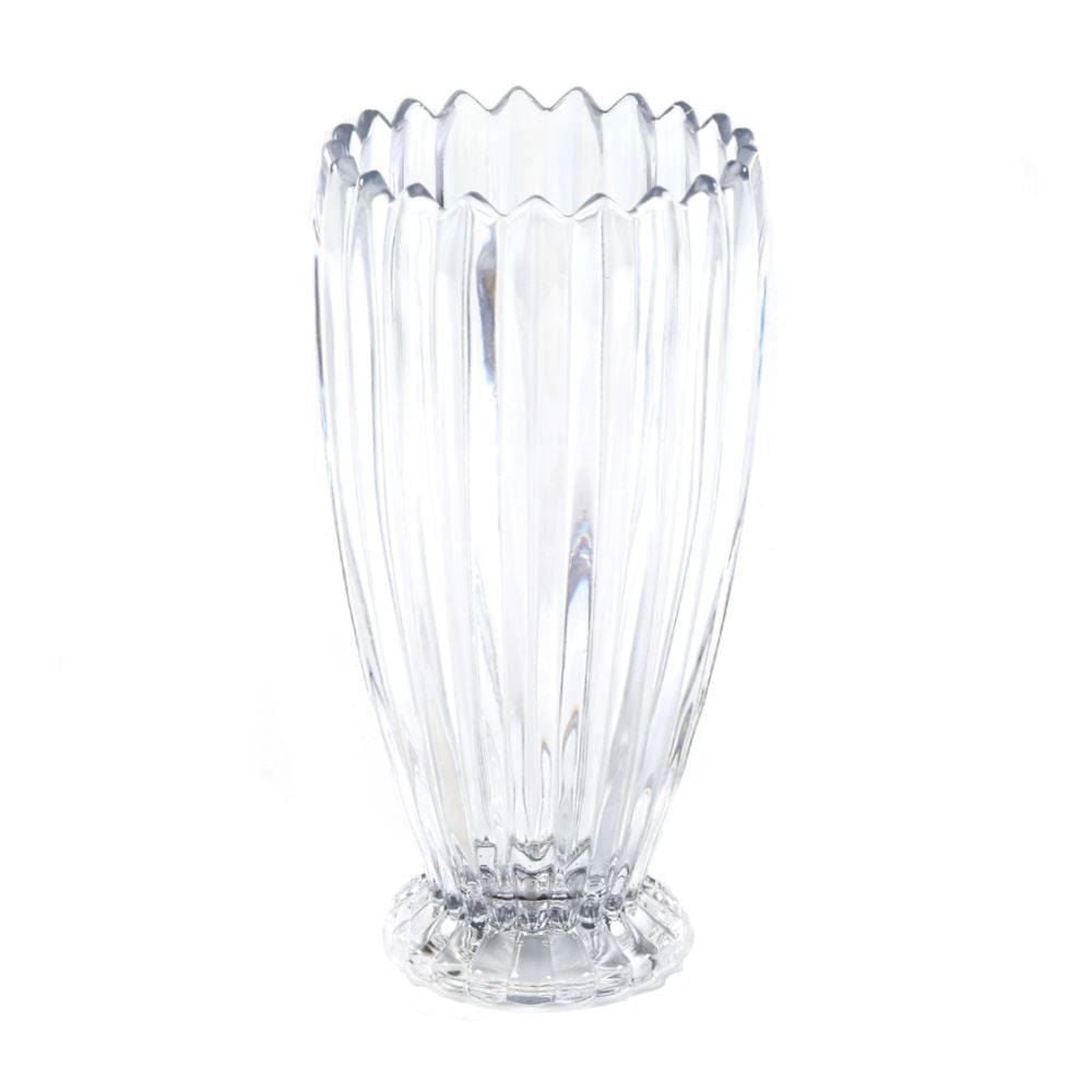 Vaso Decorativo De Cristal Geneva Wolff - Transparente