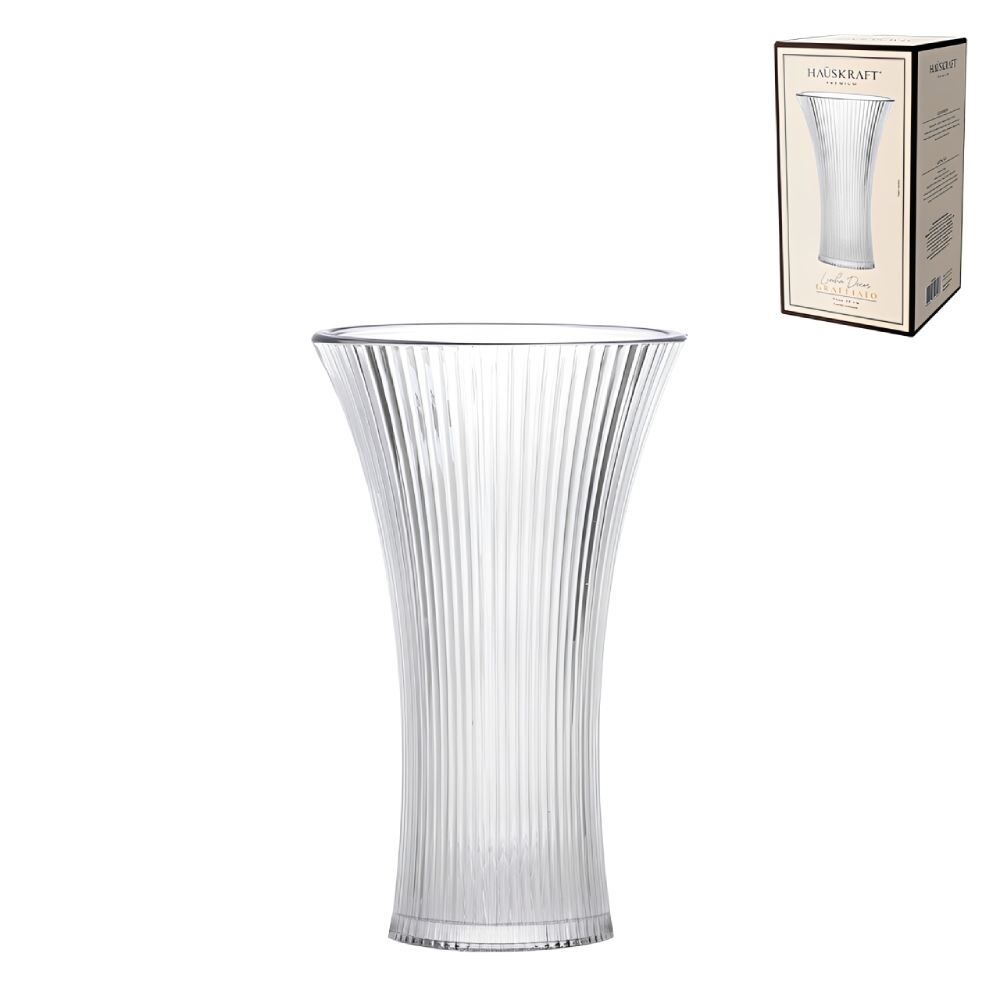 Vaso Graffiato de Vidro 20Cm Hauskraft
