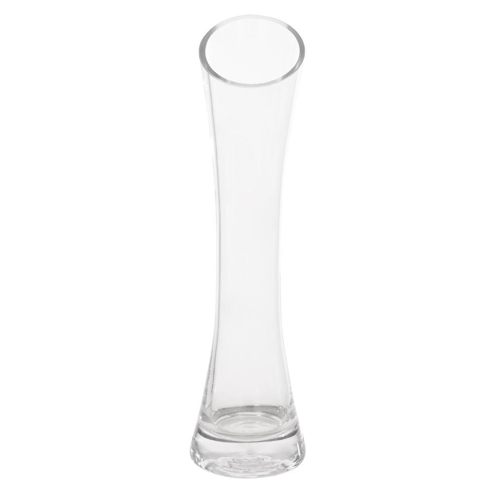 Vaso Tulipa Vidro Transparente 20Cm
