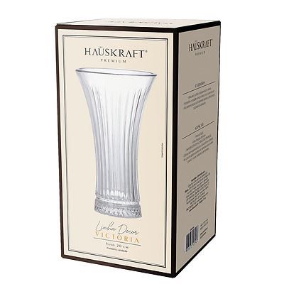 Vaso Victoria de Cristal 20Cm Hauskraft - VICTORIA