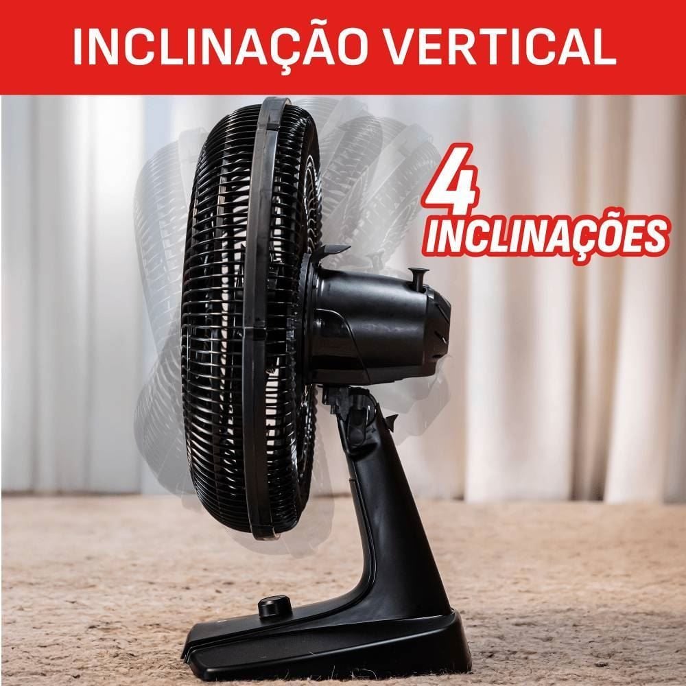 Ventilador De Mesa Arno Essential 6 Pás 140W VE2E