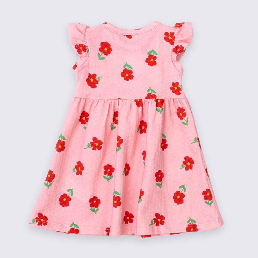 Vestido Bebê Menina De Algodão Flores Yoyo Baby