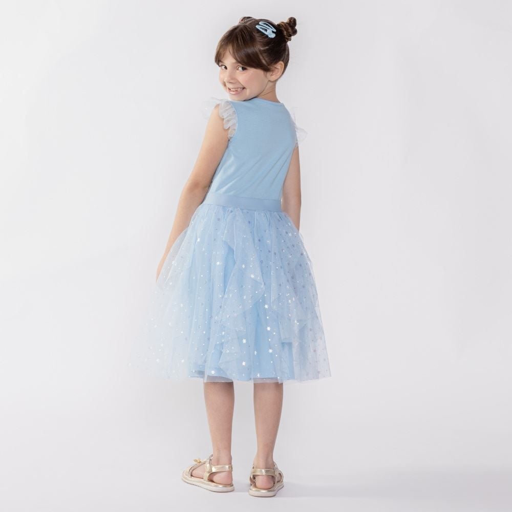 Vestido Elsa Frozen Infantil 4 a 10 Anos Disney