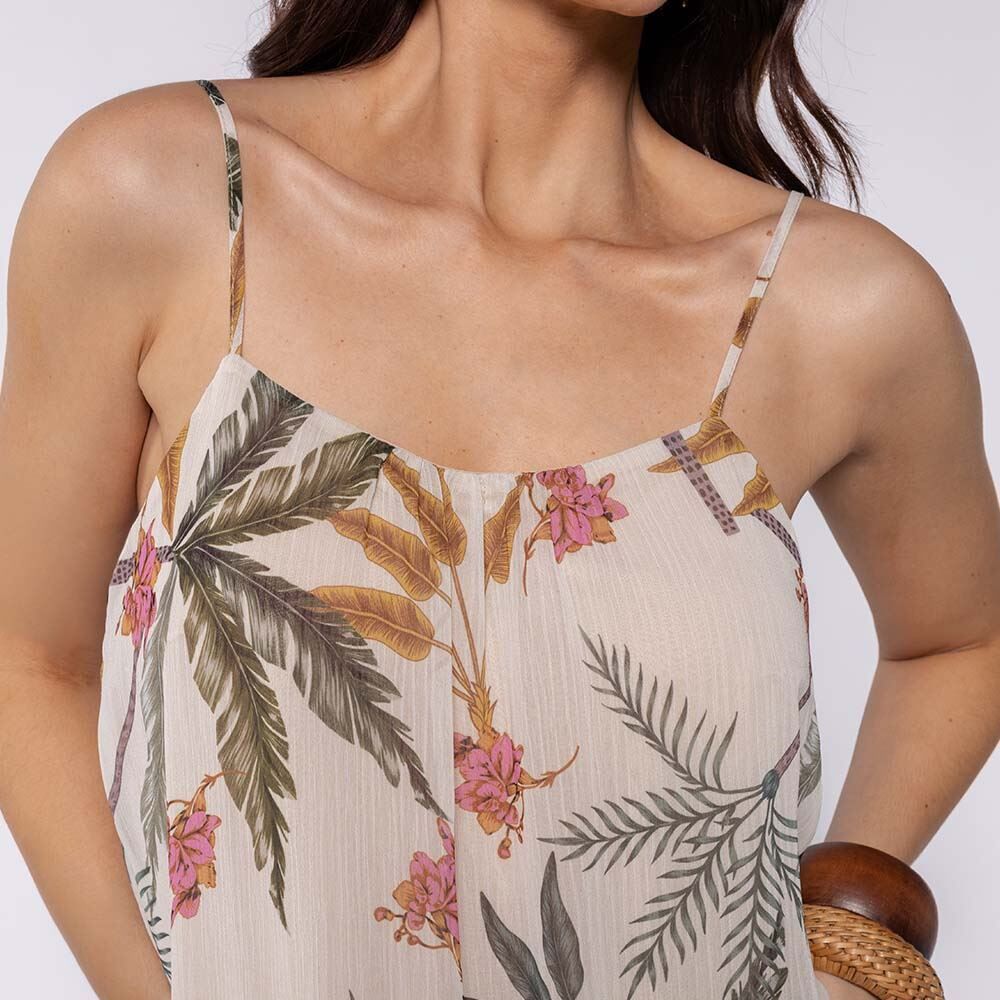 Vestido Feminino Longo Estampado Patricia Foster