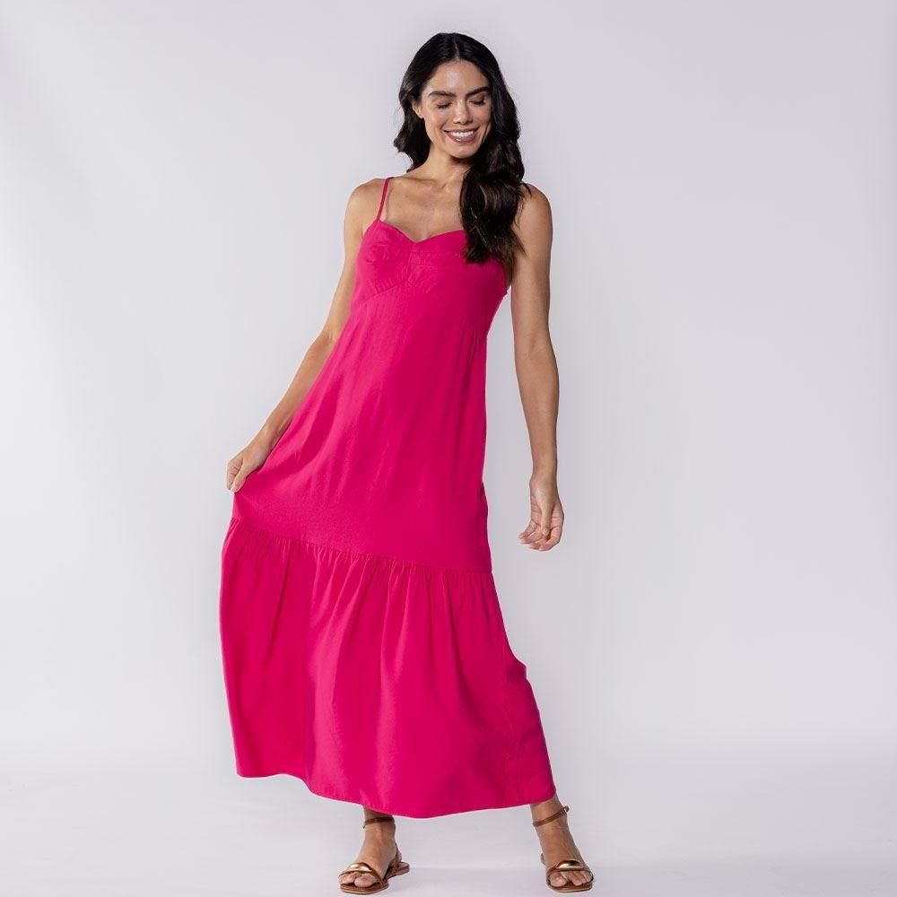 Vestido Feminino Midi De Alfaiataria Patricia Foster