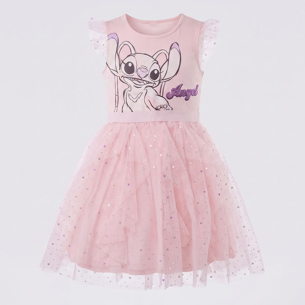 Vestido Infantil Menina 4 a 10 anos Em Tule Disney