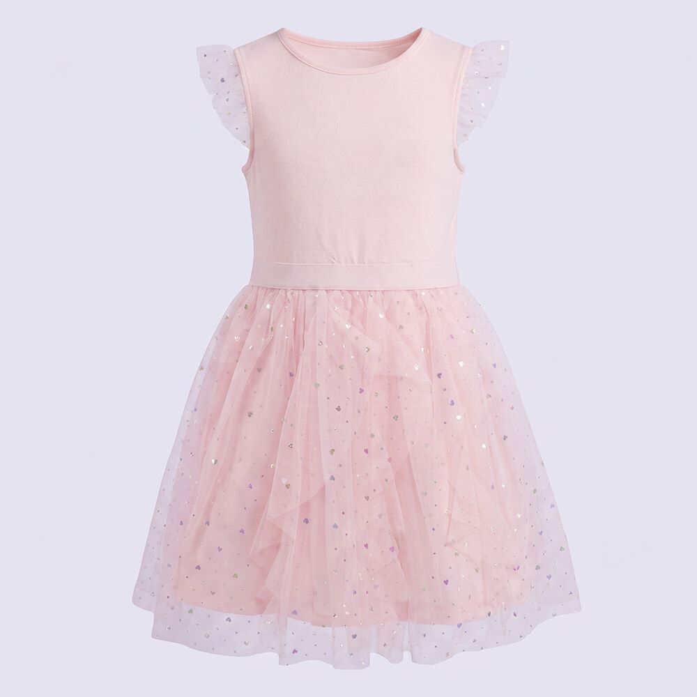 Vestido Infantil Menina 4 a 10 anos Em Tule Disney